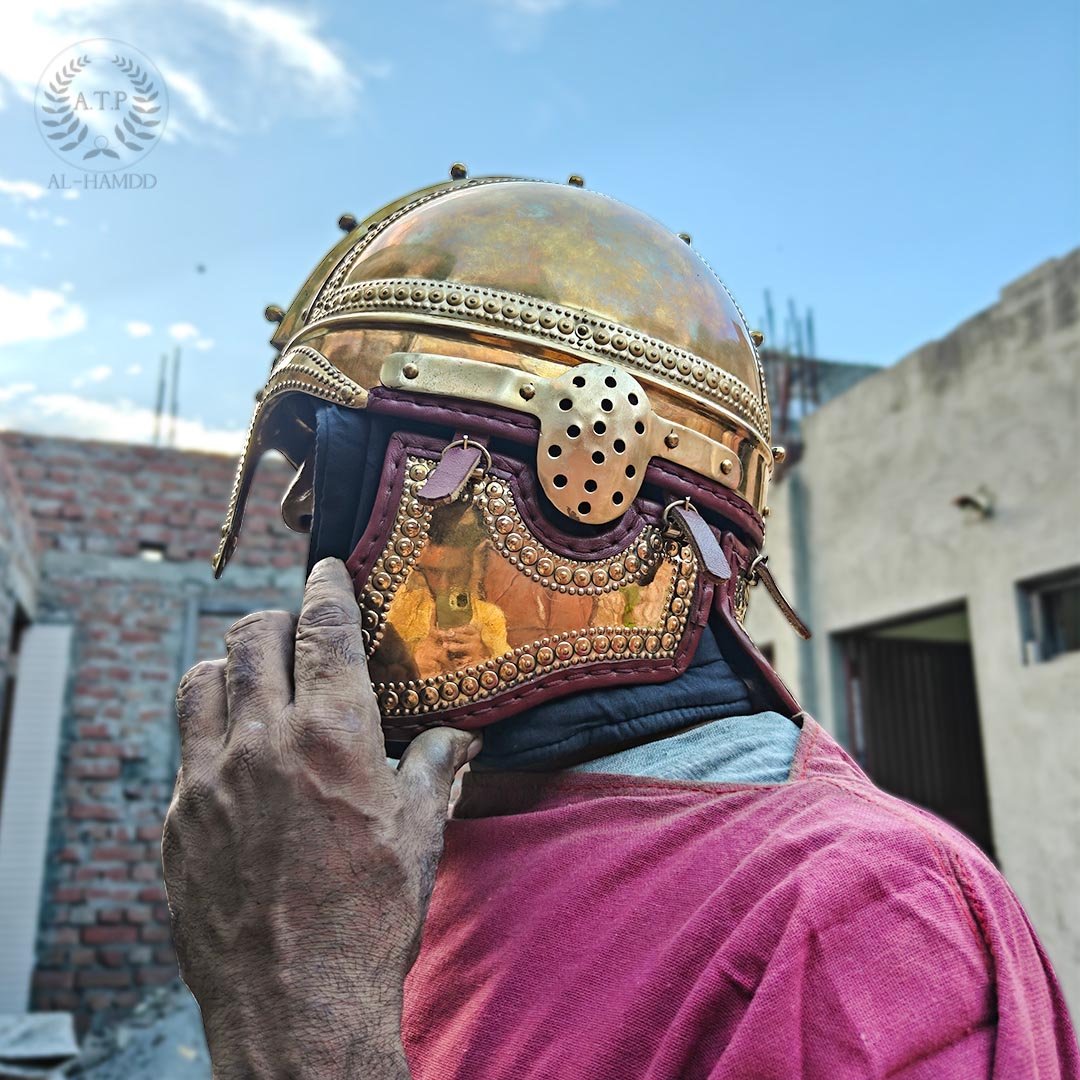 Koblenz Helmet from Germany. A late roman era helmet for reenactment.