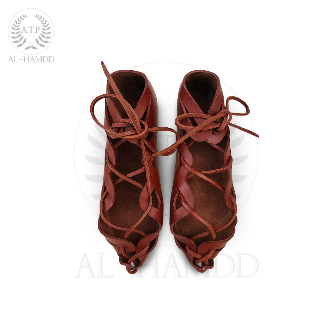 Carbatinae for women leather shoes for reenactment
