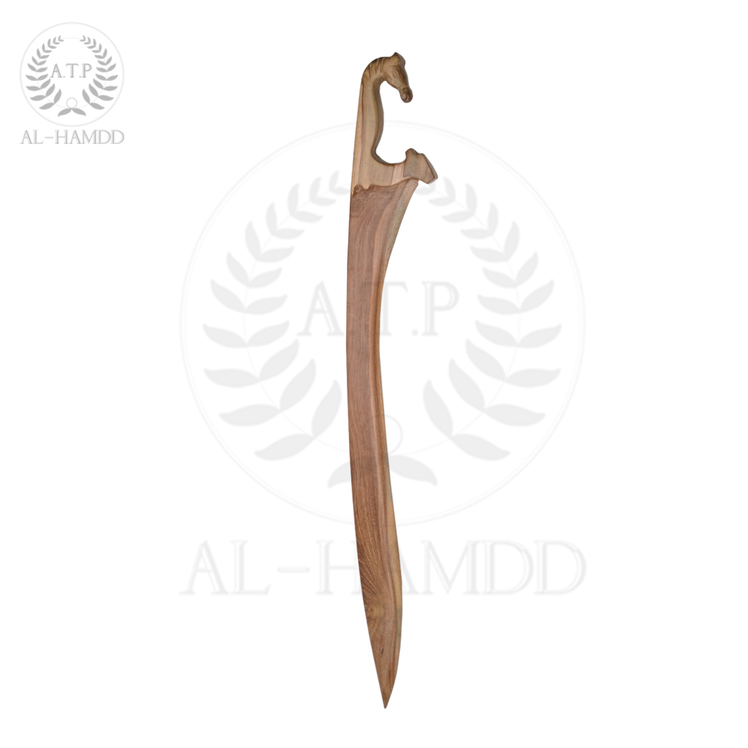 Wooden Kopis Sword is inspired by the original greek kopis sword and is made for practice and home decor purposes.
