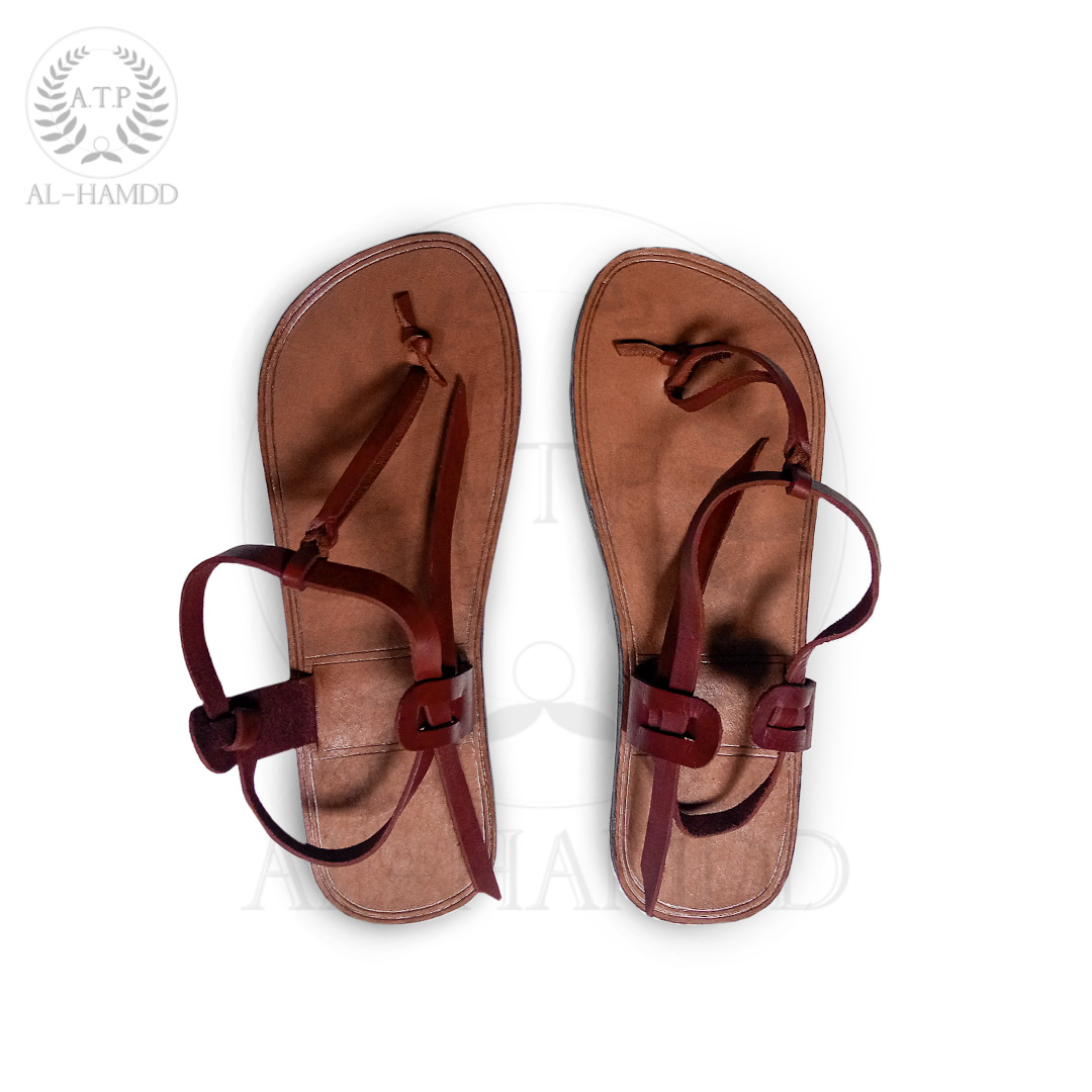 IV century sandals inspired by the artefact in Louvre Museum