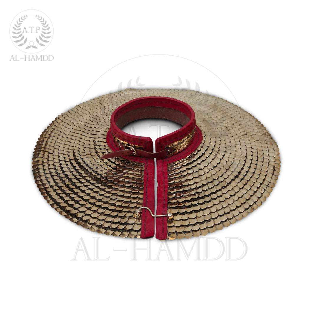 Scale gorgets for Roman era reenactment